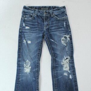 Afflication Los Angeles Men Blue Distressed Jeans Cooper Casual Size 31